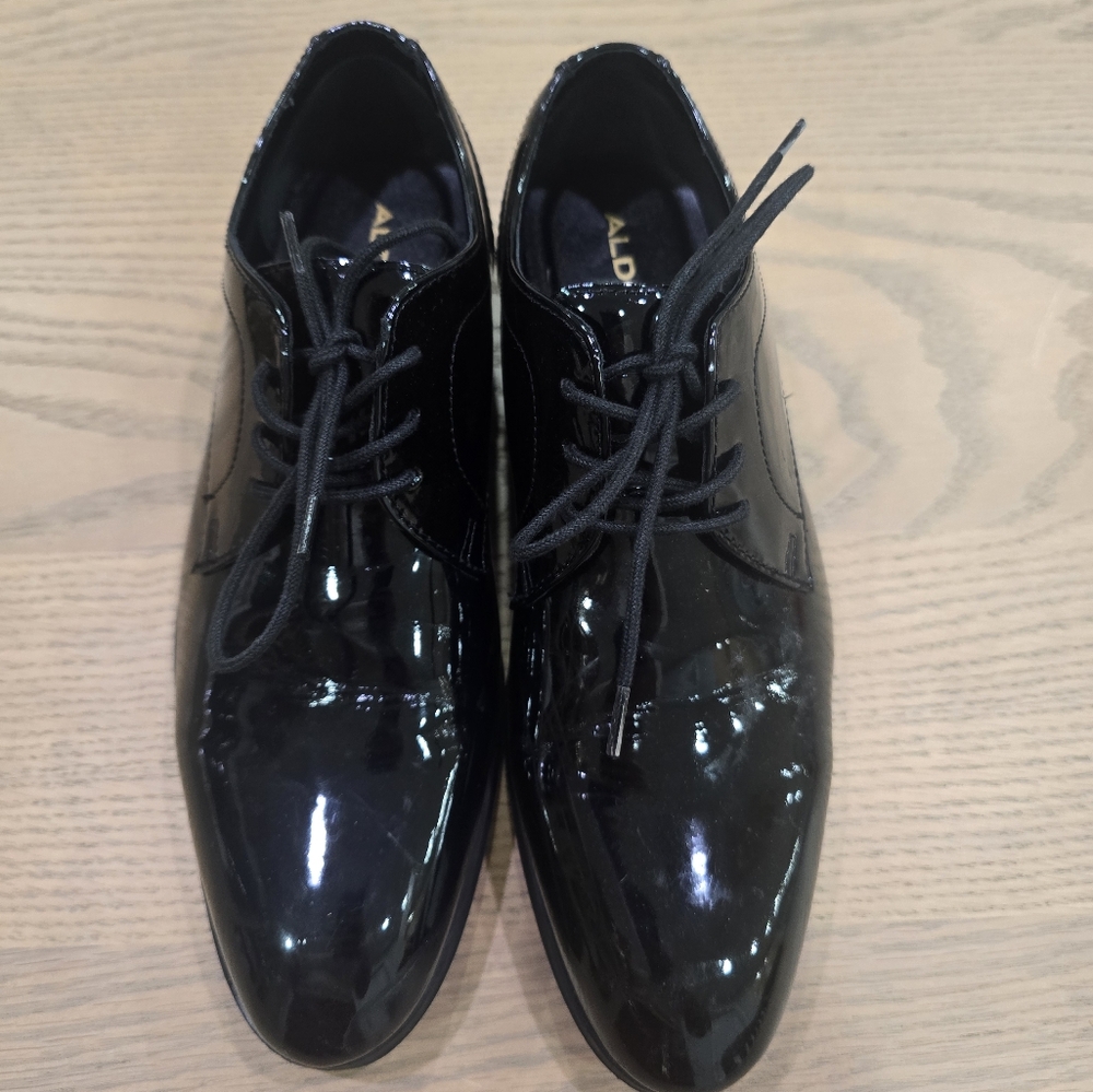 Pre-Loved // Aldo Men's Black Dress Shoes // 7.5